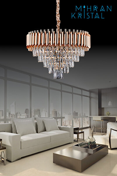 Almira Mihran Kristal 55"lik Gold Kristal Taşlı