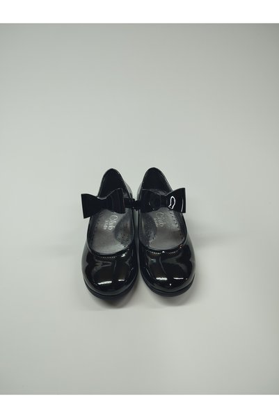 Rose Club Kids Baby Girl Black Patent Leather Orthopedic Ballerina Shoes