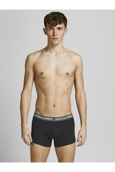 Jack & Jones JACK JONES Boxer pentru bărbați, bumbac, culoare neagră, pachet de 5 12142342