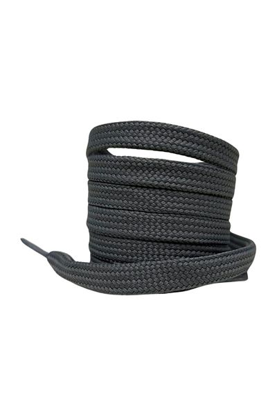 Shoes Comfort 120 Cm Flat Sneakers Laces ( Grey )