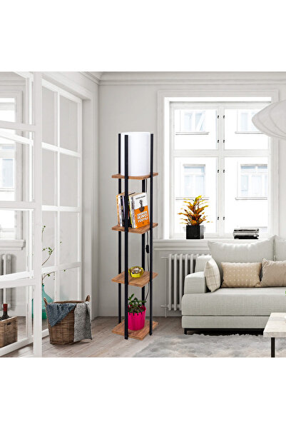 RMD SHOP Alize Raflı lambader-Aksesuralık ve Kitaplık