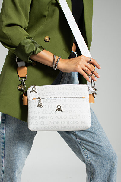 MEGA ÇANTA Mega Polo Clup Of Colors Γυναικεία τσάντα με λουράκι 6 θέσεων