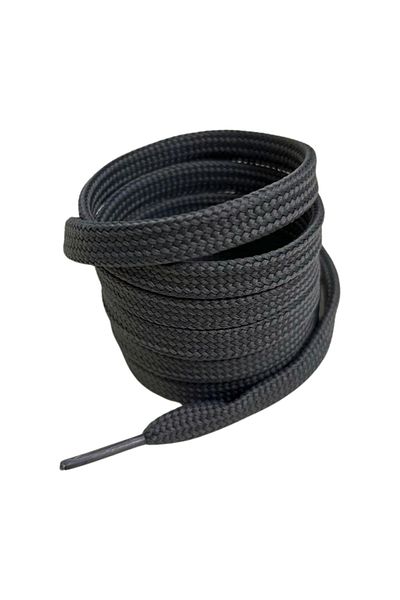 Shoes Comfort 120 Cm Flat Sneakers Laces ( Grey )