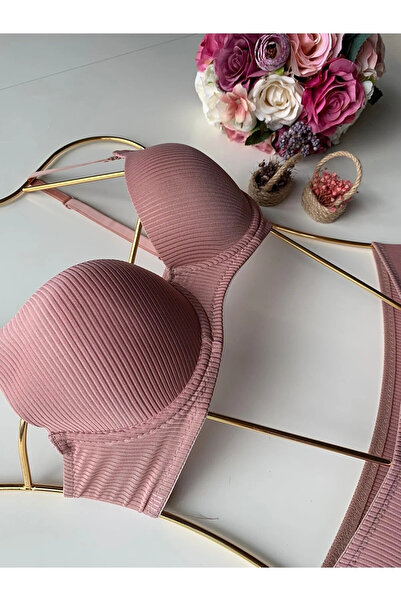 Donna Liberta Women's Dameon Aria Wicking Patterned Padded Bra Set Bra Set