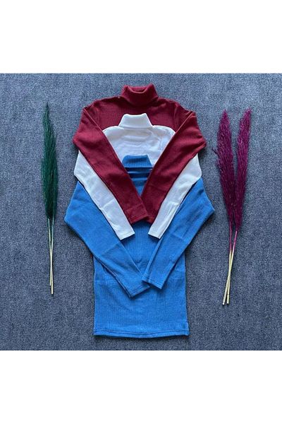 SR MEN'S FISHER COLLAR SWEATER WITH BOAZLI 3-PACK