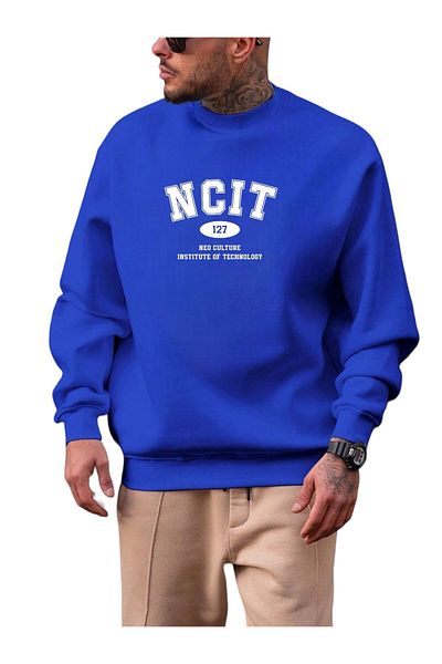 BENROMA Unisex Ncıt Printed Crew Neck Sweat