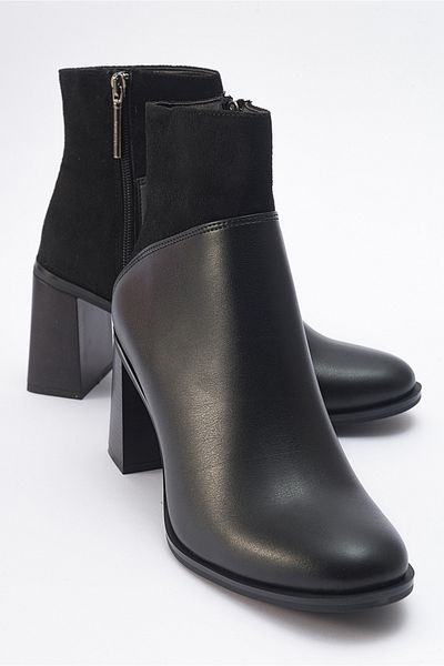 LuviShoes حذاء ROPA ذو الكعب العالي للنساء باللون الأسود