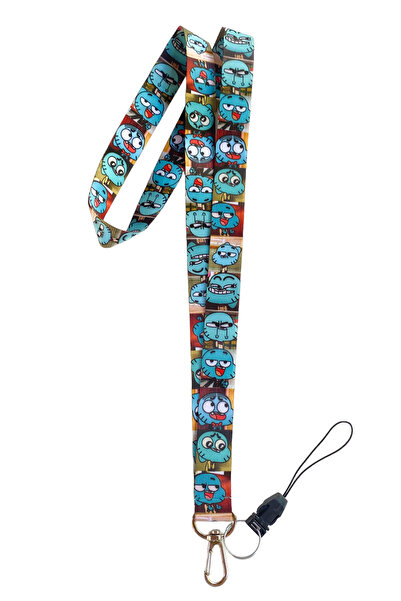 neptünstore Curea albastră pentru gât și dispozitiv de agățat telefonul