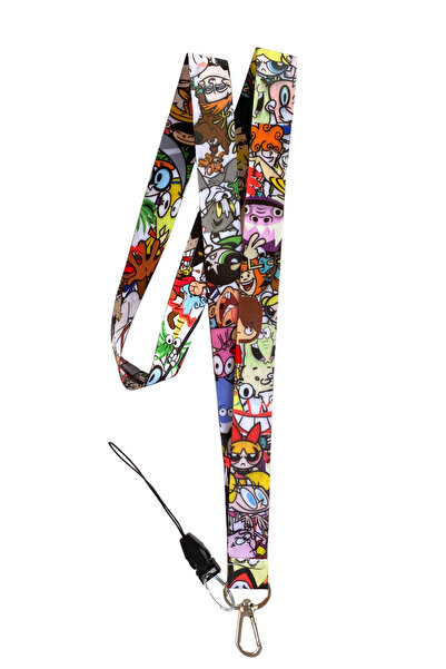 neptünstore Curea pentru gât Cartoon personaj leri și dispozitiv de agățat te...