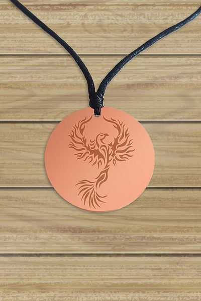 ajda's Pure Copper Phoenix Necklace