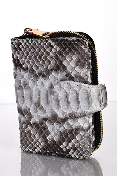 fubileather Soria Kadın Cüzdan Hakiki Yılan Derisi