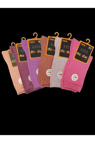 Dündar Çapa Collectıon Plus Bamboo Girl's Socks 11 Years 6 Pieces