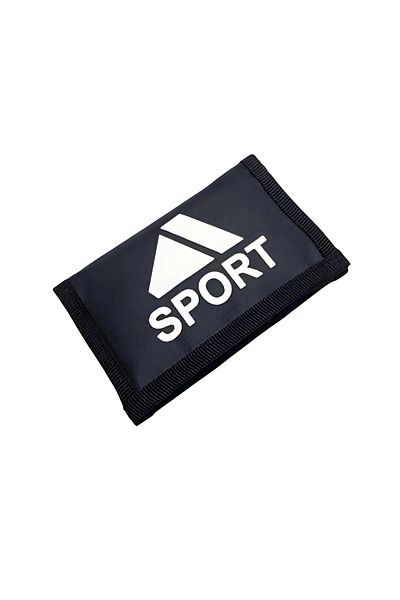 sinbEsg Unisex Kids & Adult Sports Wallet with Velcro Zipper Coin Compartment