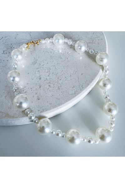 CHARMLUCKY Pearl pearl necklace