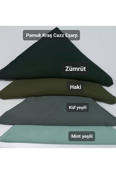 Trablus Tesettür Kadın Bambu Kraş Şal Modeli-4'lü Set