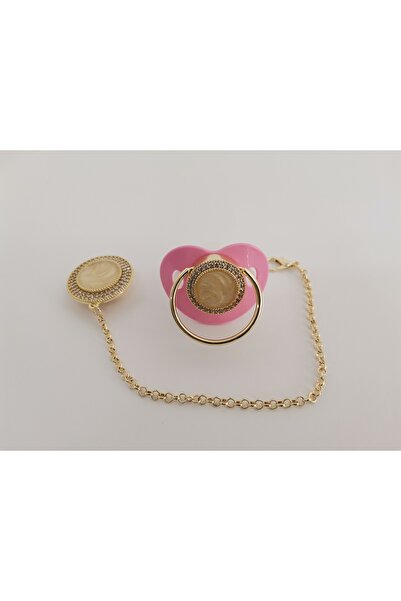 MİNİK ADIMLAR Zirkon Taşlı Emzik Ve Zirkon Taşlı Emzik Zinciri