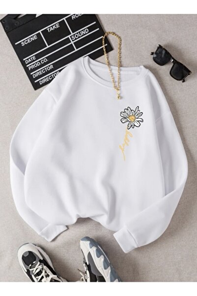 Machetta Cvet Daisy Štampano Oversize kroj Velika majica - 3 niti