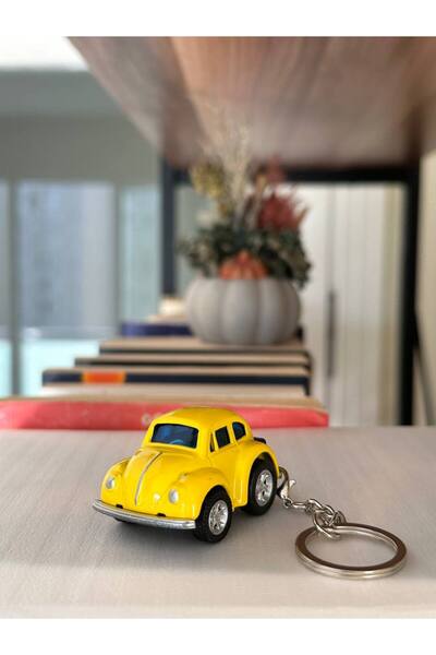 Genel Markalar Tosbağa Vosvos Diecast Araba Anahtarlık ve Çanta Süsü