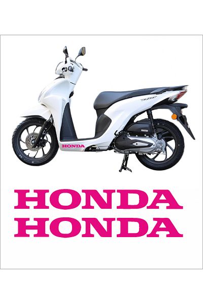 YAMANB Αυτοκόλλητο Honda Dio Marşpiyel Αυτοκόλλητο Honda 2 Τεμάχια 20cm PEMPE