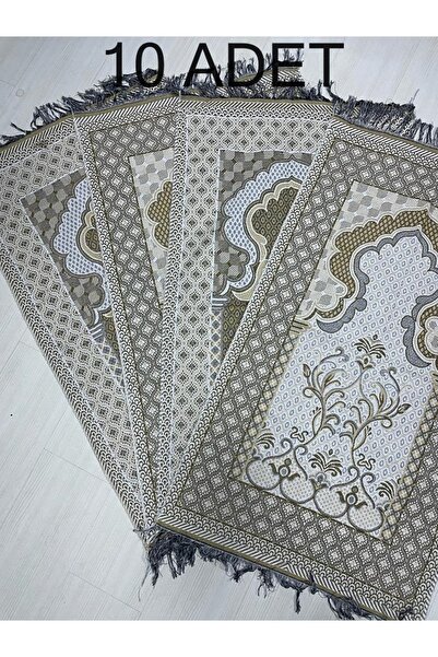 Scarf Box Simli Seccade 10'lu Paket Hac Umre Hediyelik Dağıtmalık 68*110 CM