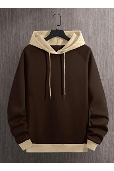 MANCY Unprinted Hood Πολύχρωμο νήμα Oversize Φούτερ Hoodie