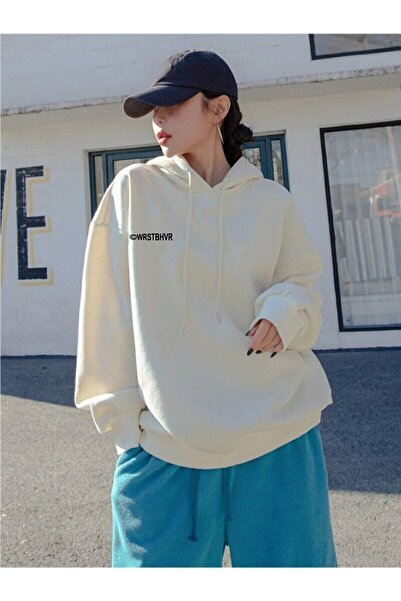 Adrift Wrstbhvr Дизайнерська футболка з принтом Екрю TS- Wrstbhvr