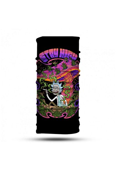 Vwear Stay High Patterned Biker Neck Bandana Hair Band