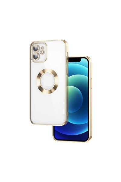 UnDePlus Apple Iphone 11 Kılıf Kamera Korumalı Logo Gösteren Şeffaf Kapak