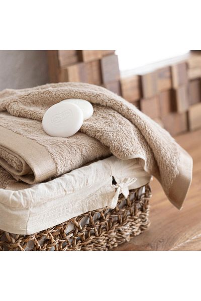 Chakra Floss Hand Towel 30x50 cm Beige