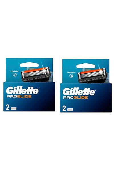 Gillette Fusion ProGlide Replacement Shaving Blade 2 Pieces x 2 Pieces