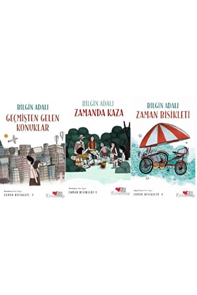 Can Yayınları Bilgin Adalı Zaman Bisikleti Seti 3'lü Geçmişten Gelen Konuklar...
