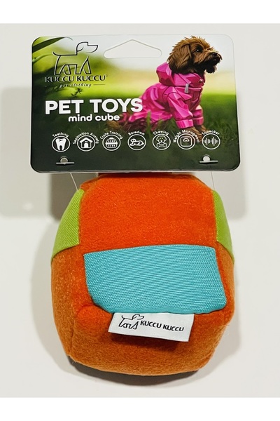 KUCCU KUCCU PET CLOTHING مكعب ذكي مع حقيبة طعام للكلاب الصغيرة والصغيرة