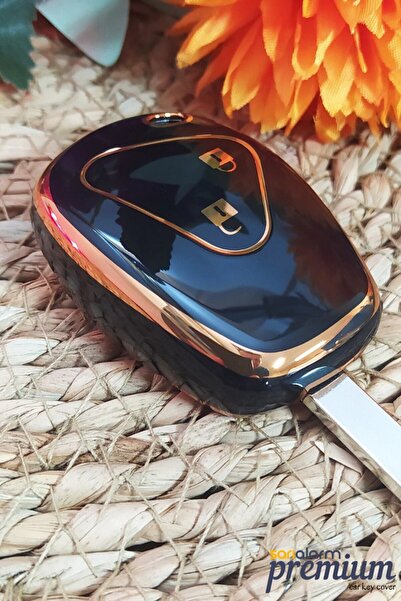 sarıalarm Premium Renault Clio 3 Dacia Duster 2 Buton Siyah Oto Anahtar Kuman...
