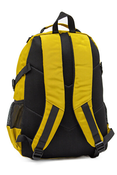 KAFF Young 51537 Yellow Yellow Unisex Multi-Pocket Water Resistant Backpack