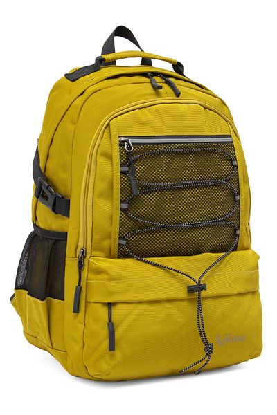 KAFF Young 51534 Yellow Yellow Unisex Multi-Pocket Water Resistant Backpack