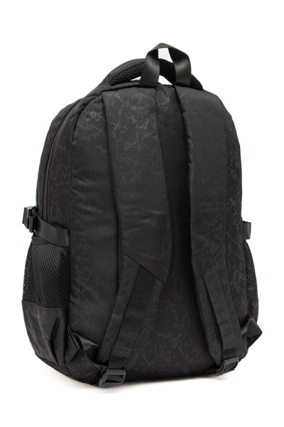 KAFF Young 51583 Black Black Unisex Multi-Pocket Water Resistant Cover Backpack with Keychain Accessory