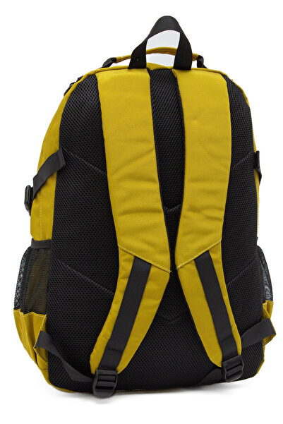 KAFF Young 51534 Yellow Yellow Unisex Multi-Pocket Water Resistant Backpack