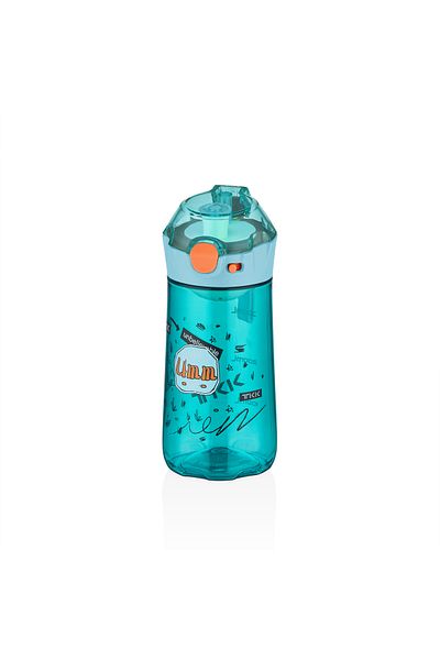 Vagonlife TKK 400ml Children's Water Bottle Without Straw With Carrying Strap Strainer Lockable Lid