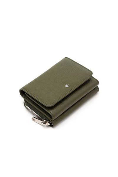 Eminsa Khaki Leather Women's Wallet