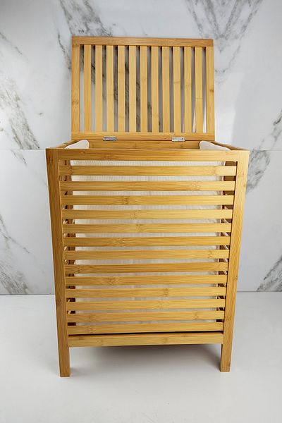 Digithome Bamboo Laundry Dirty Basket Organizer μπάνιου – B9123 C1-1-100