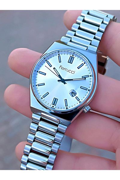 Ferrucci FRC.1.509 Ferrucci New Season Tsuyosa Model 30 m Water Resistant Steel Cord Men's Wristwatch