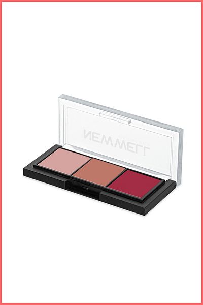 New Well 3-Piece Porcelain Make Up Eyeshadow Palette - No02