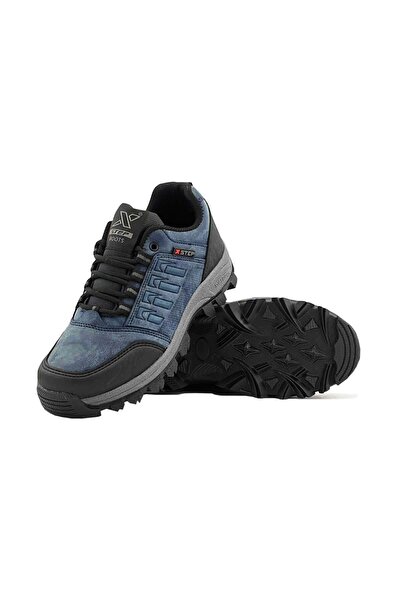 XStep Erkek Lacivert Kısa Kışlık Trekking Bot