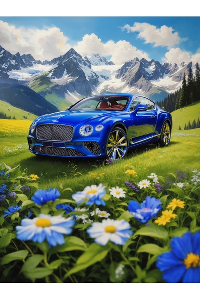 YAPAY ZEKA SANAT Παγκόσμια συλλογή αθλητικών αυτοκινήτων - Αφίσα 10 τεμαχίων