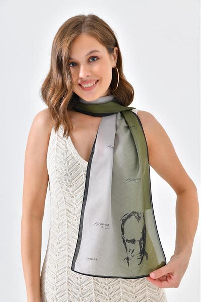 İpekpark Republic Day Ataturk Themed Scarf