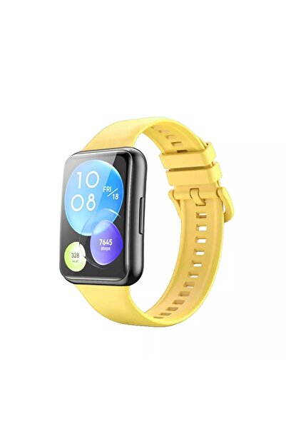 Tagomoon Huawei Watch Fit 2 Akıllı Saat Uyumlu Spor Jel Silikon Kordon Kayış