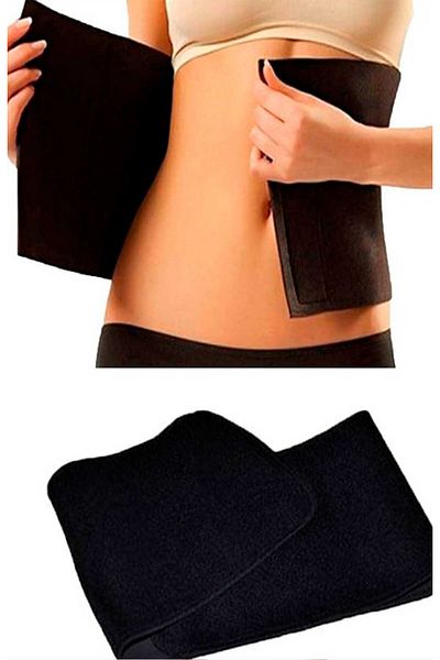 mrtbilisim Thermal Sauna Athlete Belt Slimming Fat Waist Belly Melting Belt Thermal Corset 22 Cm Width