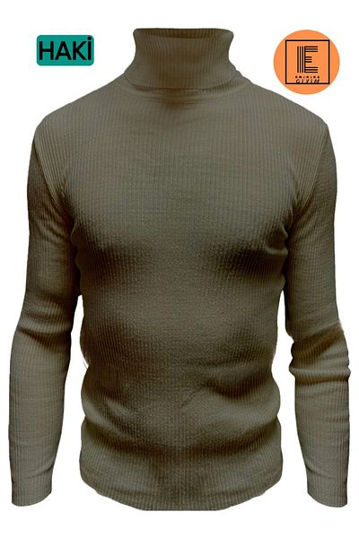 EMKA GİYİM Unisex Turtleneck Knitwear Sweater Emka