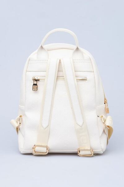 Pierre Cardin Ecru Floater Women's Backpack 05Po22Y1553