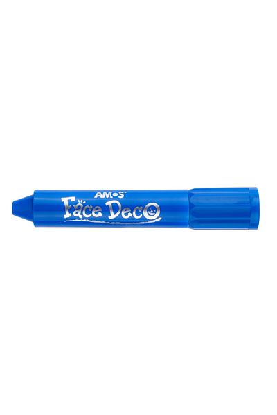 Amos Face Deco Face Paint Pen Πλένεται χωρίς Paraben και Αλλεργιογόνα Συστατικά Εγκεκριμένο από τη Δερματολογία Μπλε